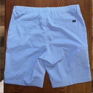 Greg Norman Shorts X-Treme Comfort Stretch Performance Fabric Blue golf